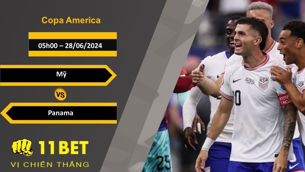 11BET Soi kèo  Mỹ vs Panama, 05h00, 28/06/2024